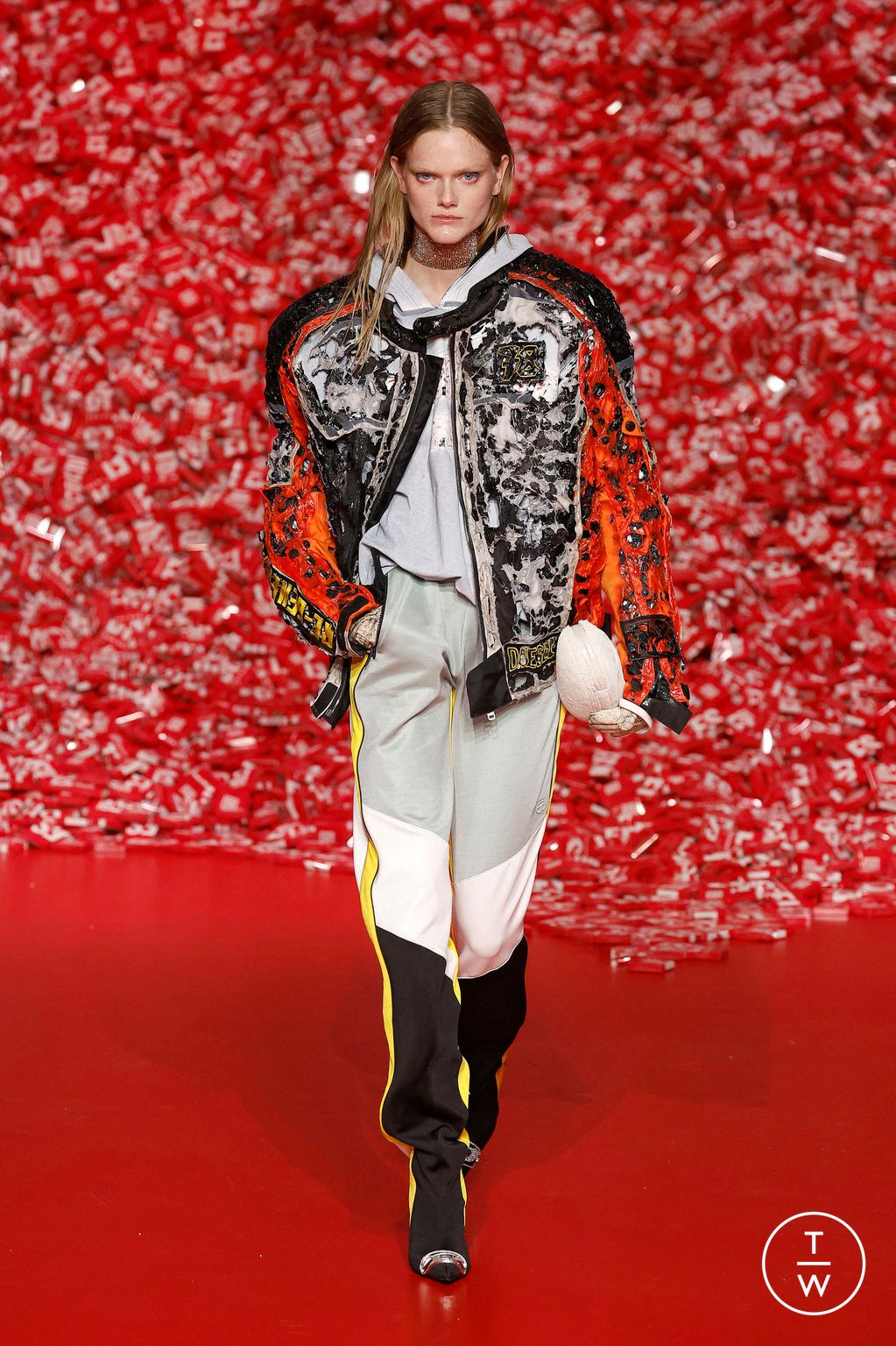 Fashion Week Milan Fall/Winter 2023 look 70 from the DIESEL collection 女装