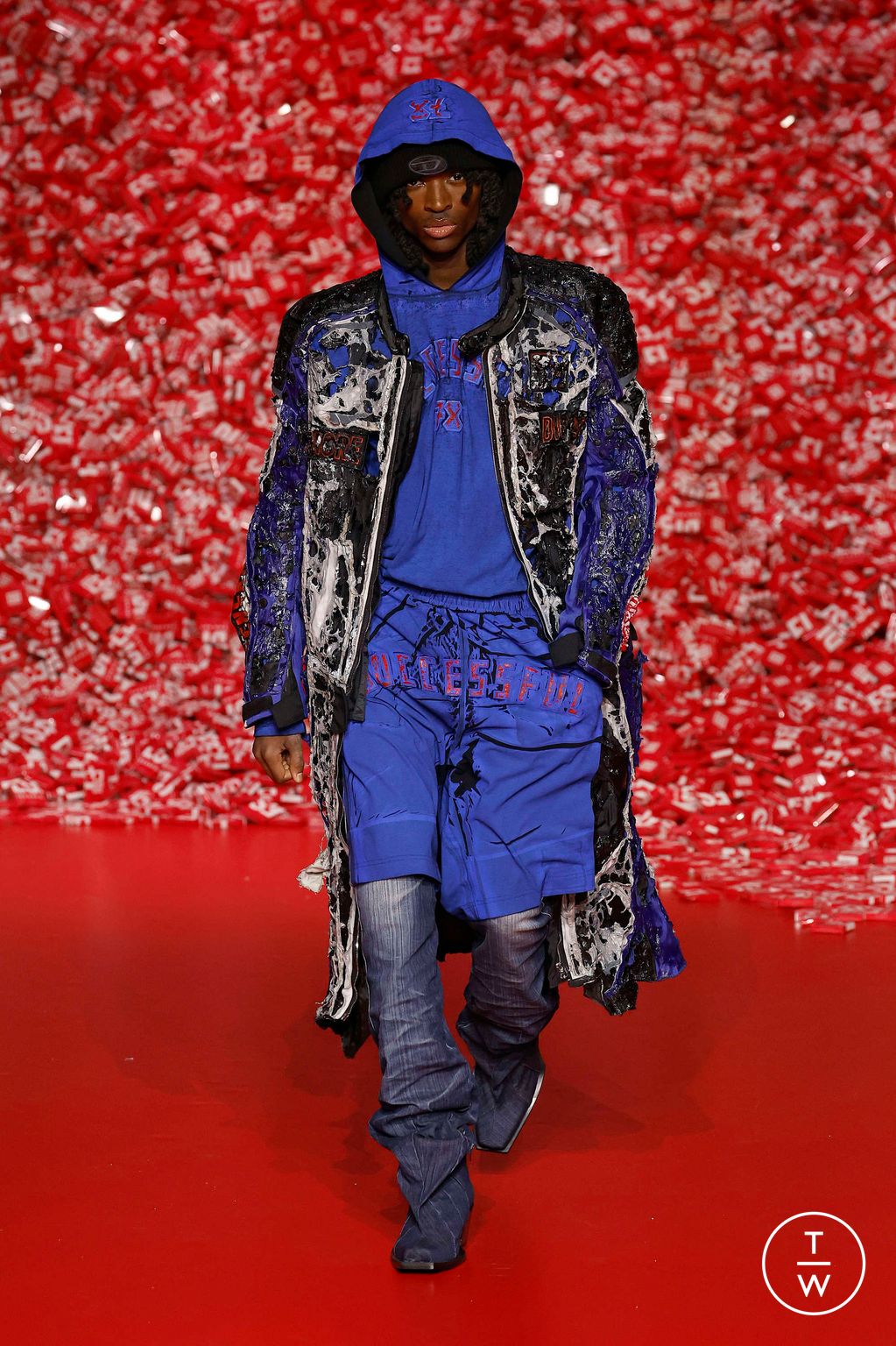 Fashion Week Milan Fall/Winter 2023 look 72 from the DIESEL collection 女装