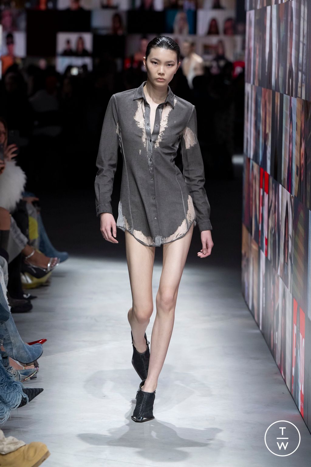 Fashion Week Milan Fall/Winter 2024 look 1 from the DIESEL collection 女装