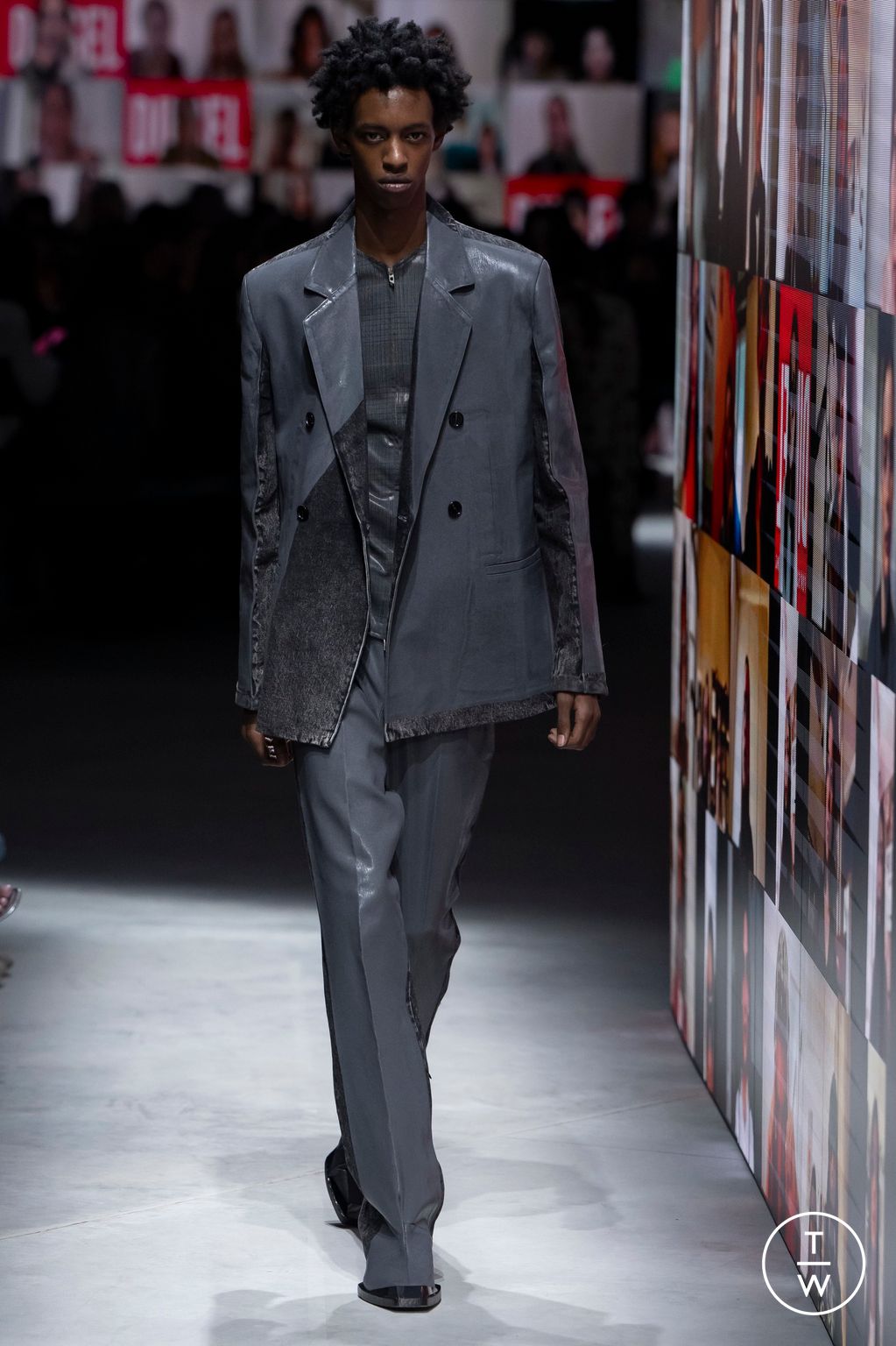 Fashion Week Milan Fall/Winter 2024 look 12 from the DIESEL collection 女装