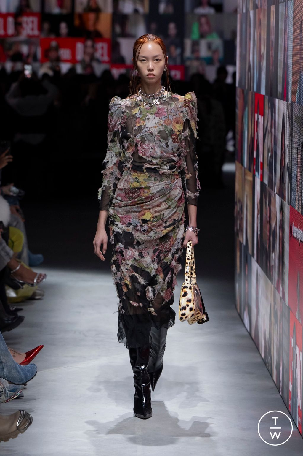Fashion Week Milan Fall/Winter 2024 look 16 from the DIESEL collection 女装