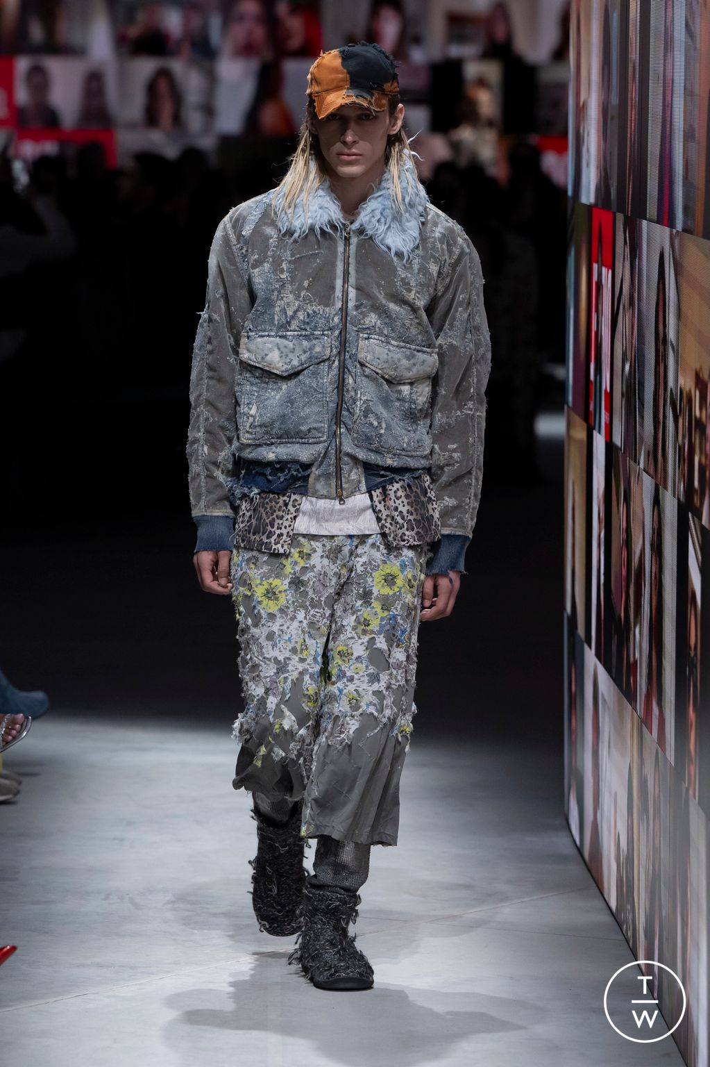 Fashion Week Milan Fall/Winter 2024 look 21 from the DIESEL collection 女装