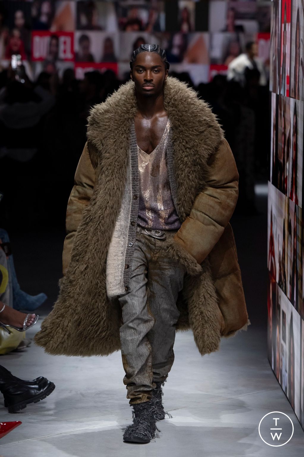 Fashion Week Milan Fall/Winter 2024 look 28 from the DIESEL collection 女装