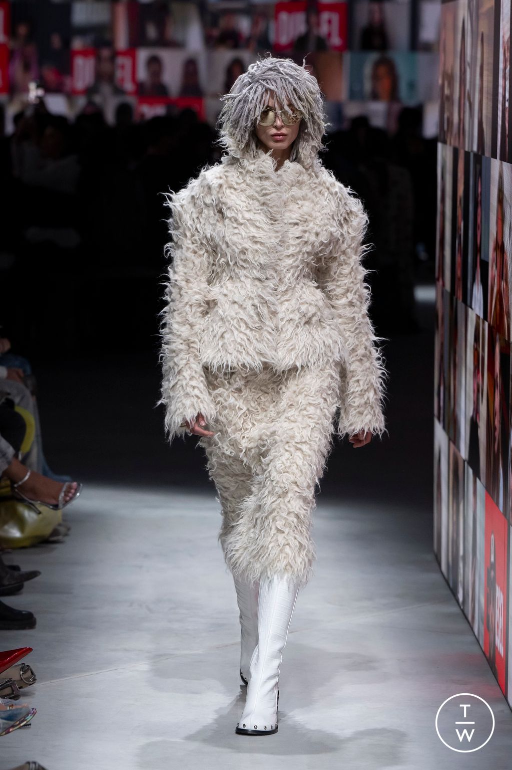 Fashion Week Milan Fall/Winter 2024 look 32 from the DIESEL collection 女装