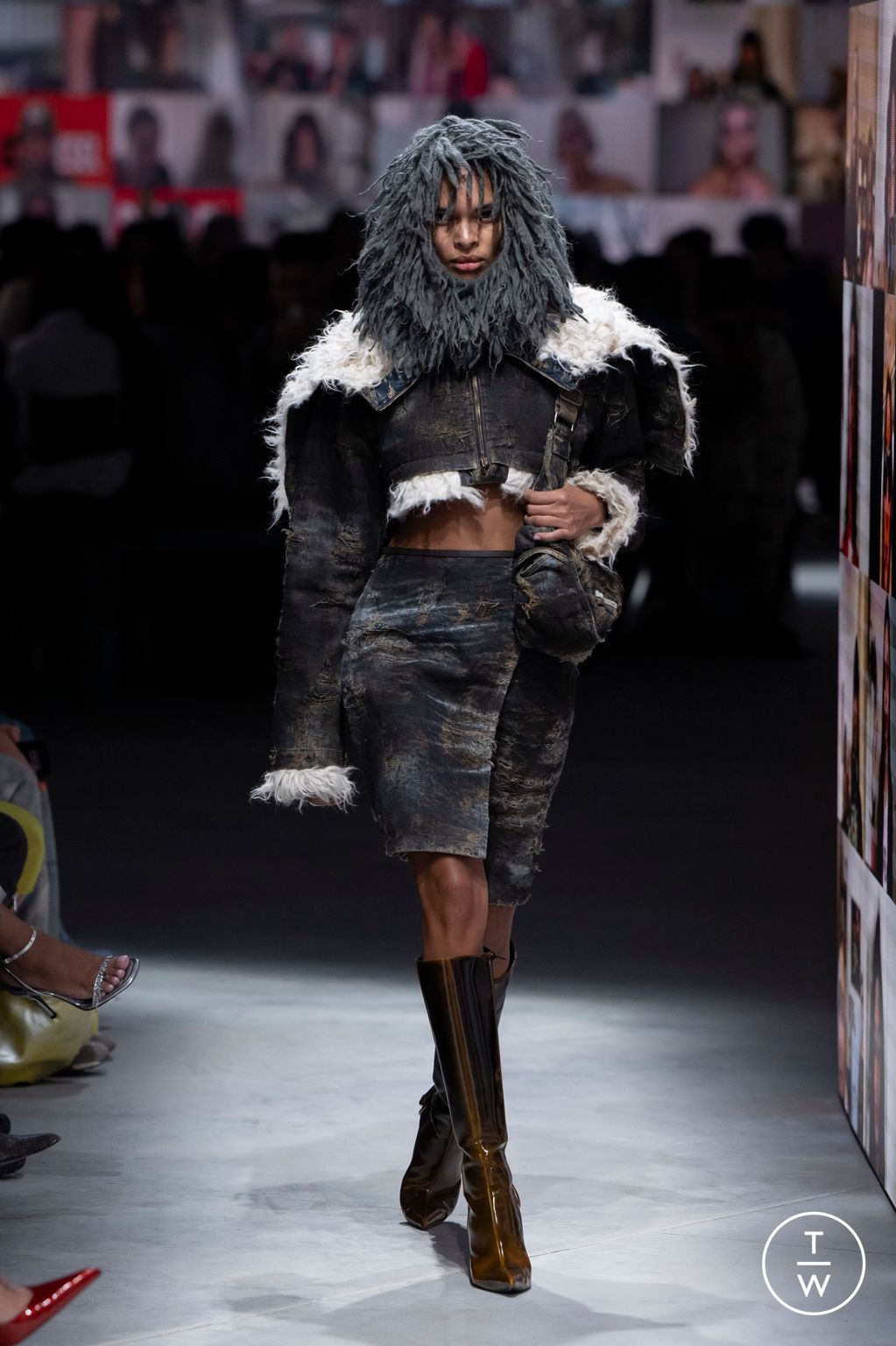 Fashion Week Milan Fall/Winter 2024 look 35 from the DIESEL collection womenswear