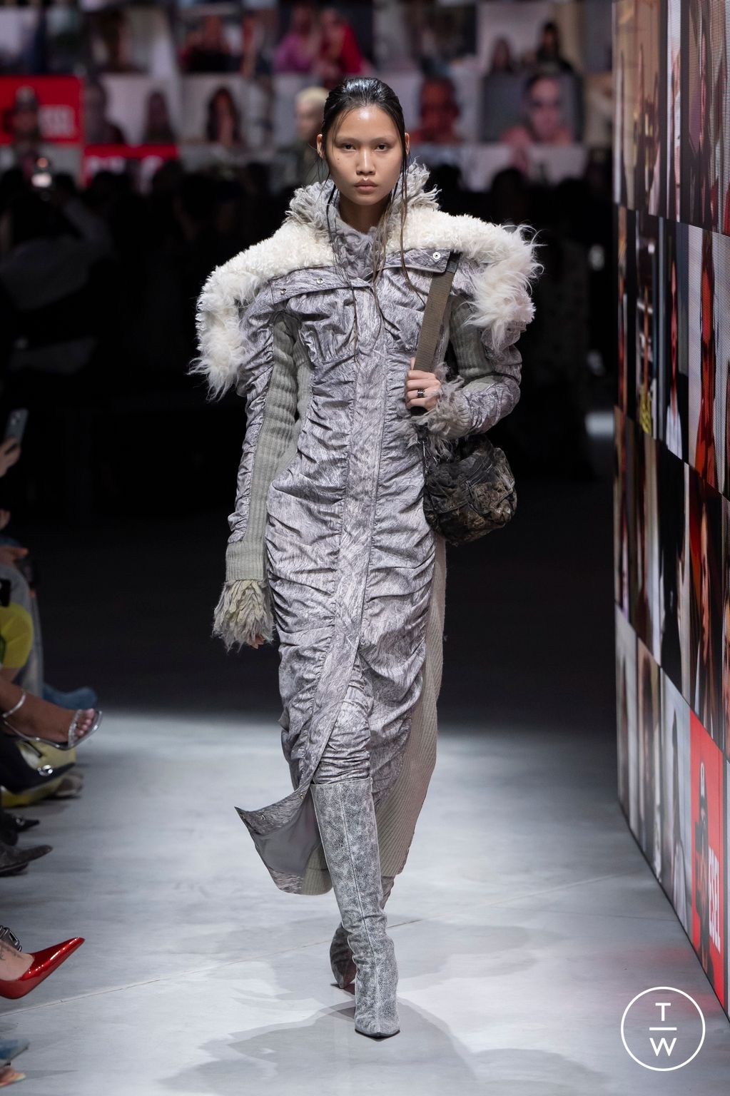 Fashion Week Milan Fall/Winter 2024 look 39 from the DIESEL collection 女装