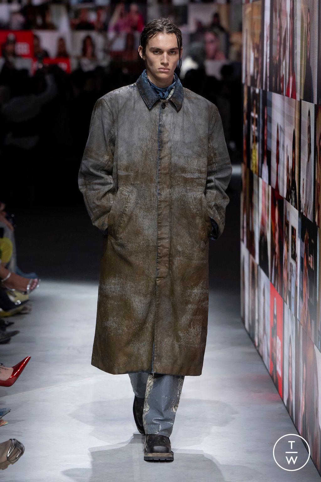 Fashion Week Milan Fall/Winter 2024 look 40 from the DIESEL collection 女装
