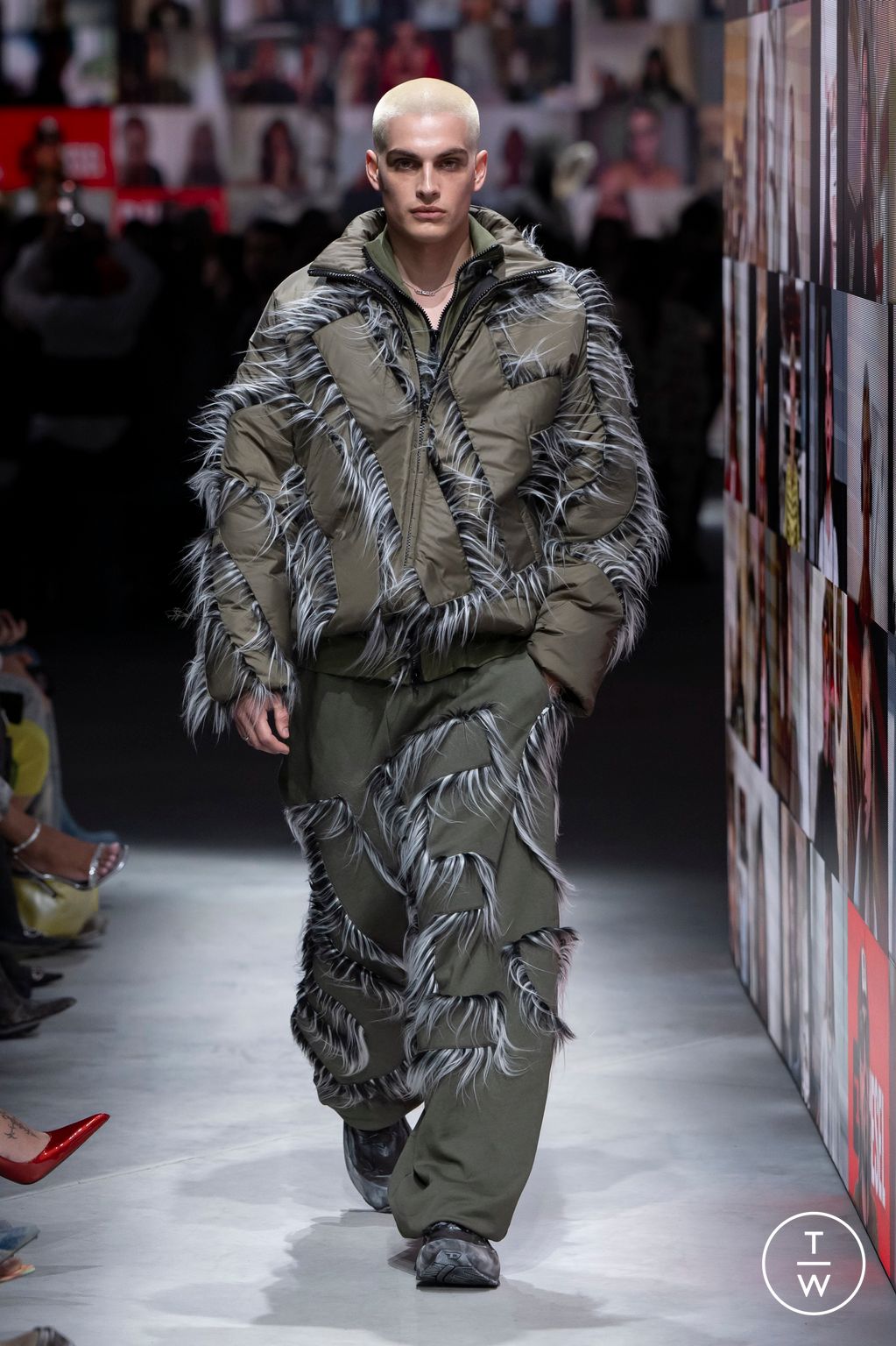 Fashion Week Milan Fall/Winter 2024 look 41 from the DIESEL collection womenswear