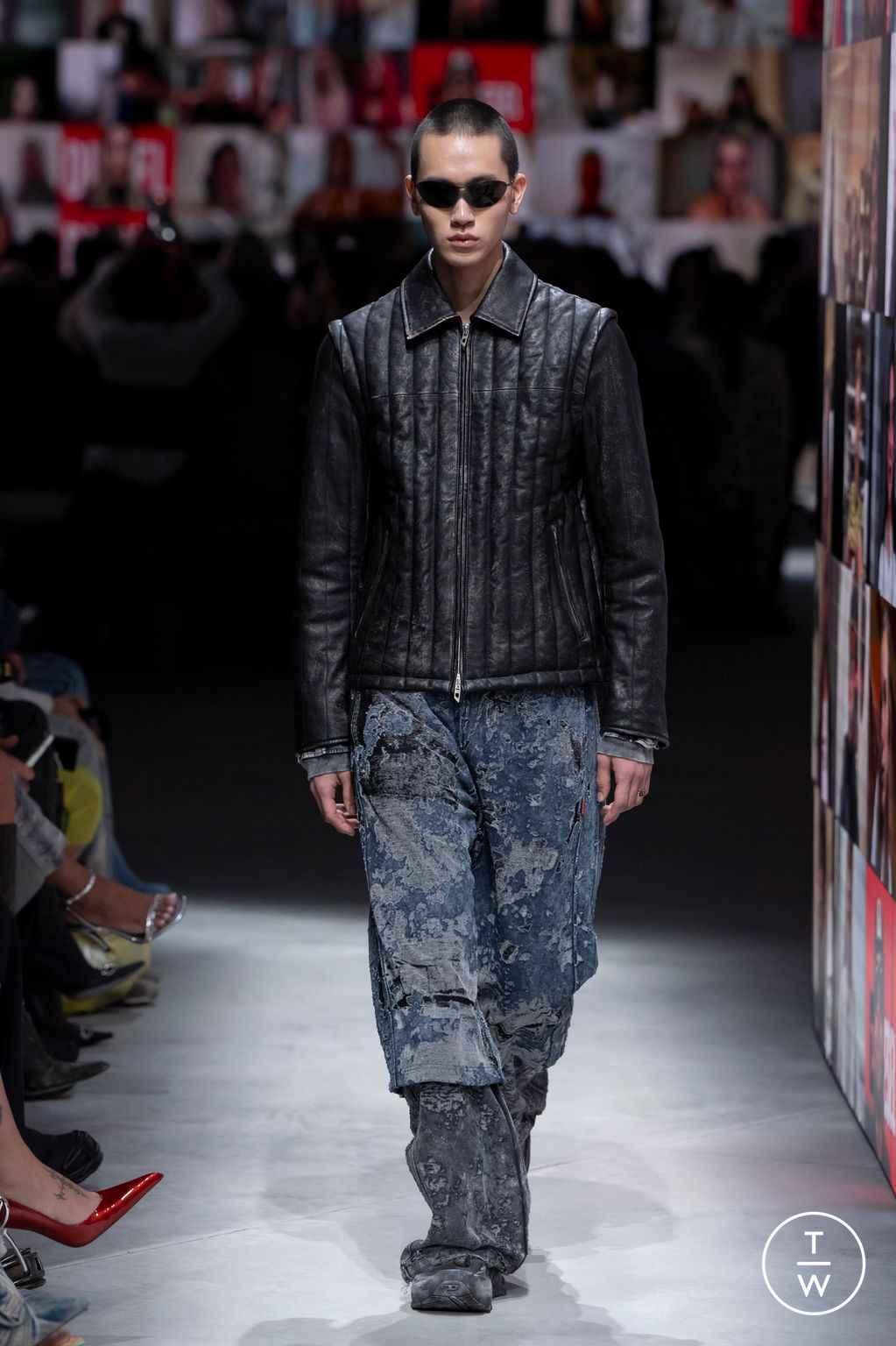 Fashion Week Milan Fall/Winter 2024 look 43 from the DIESEL collection 女装