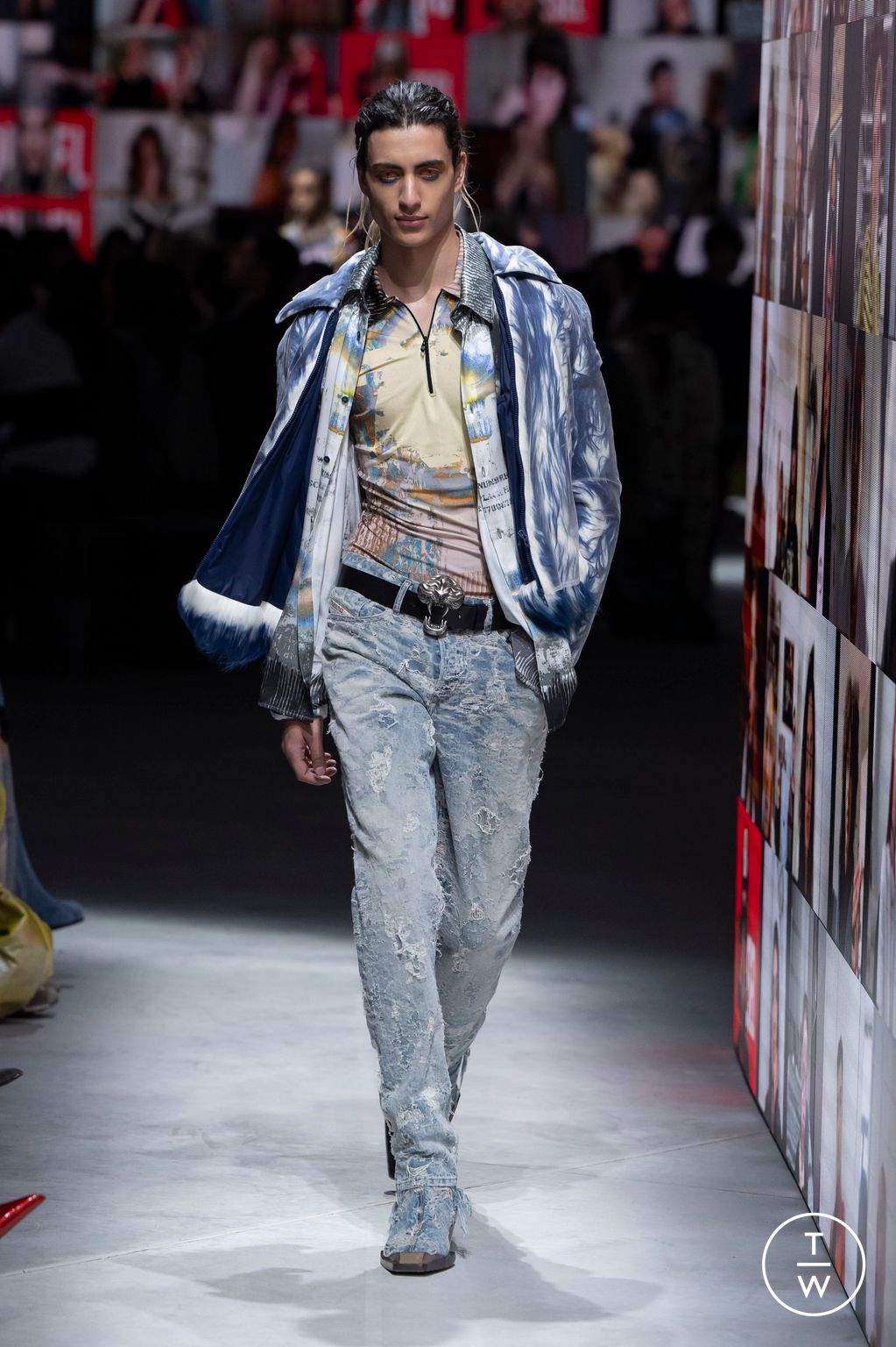 Fashion Week Milan Fall/Winter 2024 look 48 from the DIESEL collection womenswear