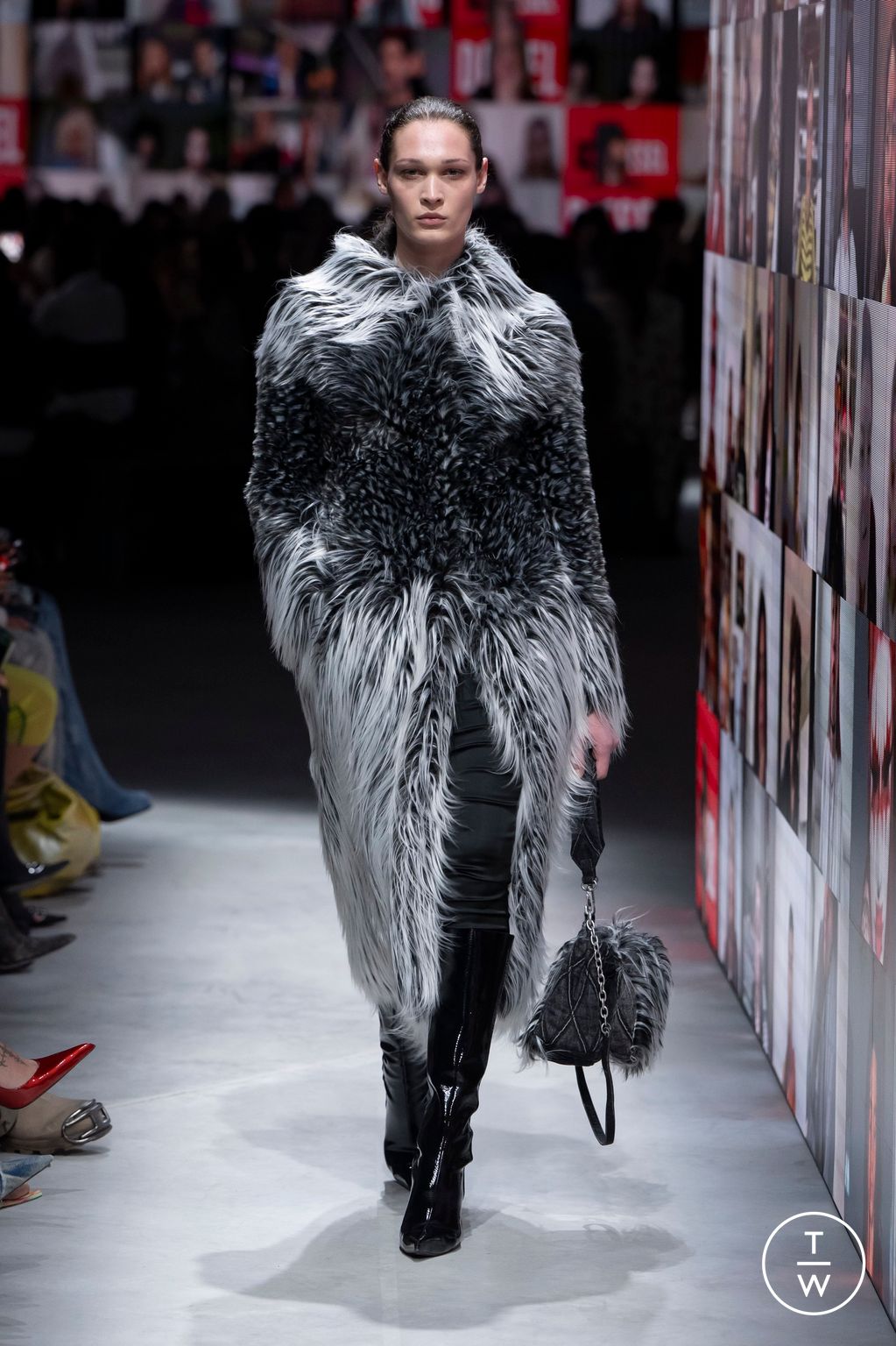 Fashion Week Milan Fall/Winter 2024 look 61 from the DIESEL collection womenswear