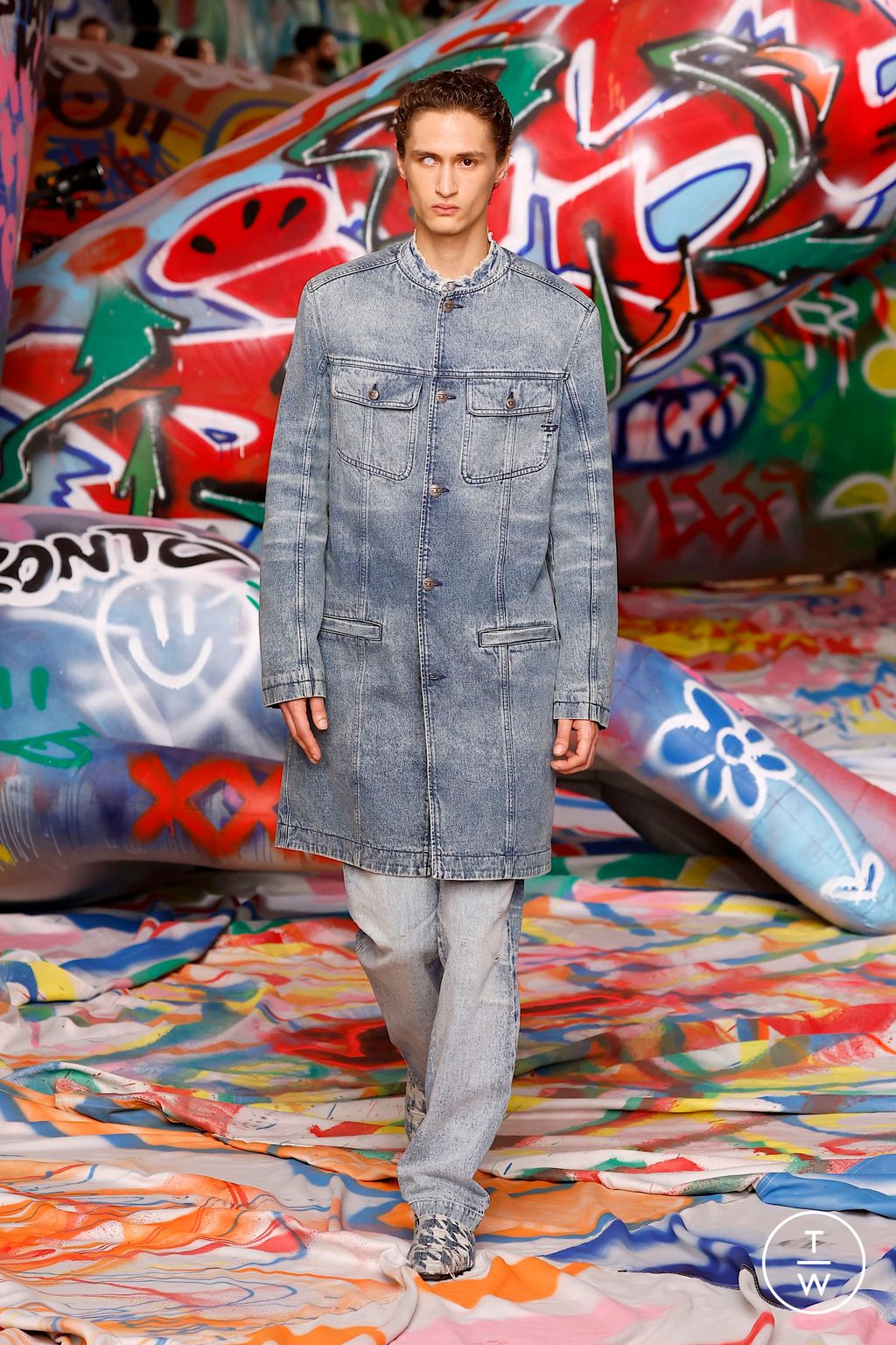 Fashion Week Milan Fall/Winter 2025 look 20 from the DIESEL collection womenswear