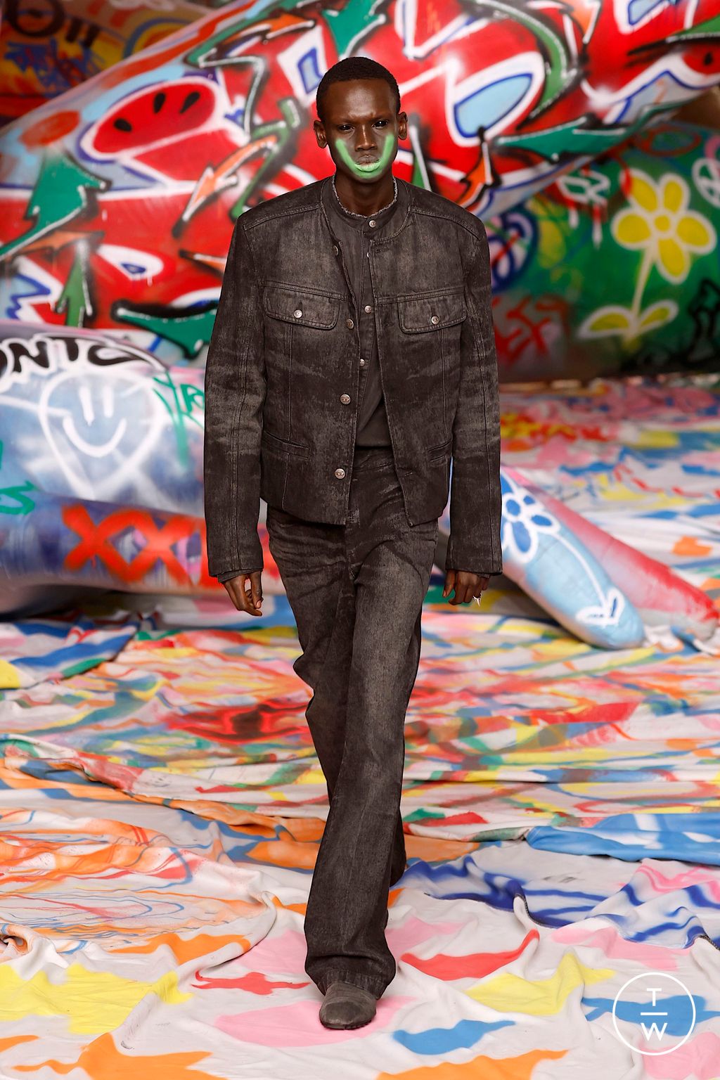 Fashion Week Milan Fall/Winter 2025 look 22 from the DIESEL collection womenswear