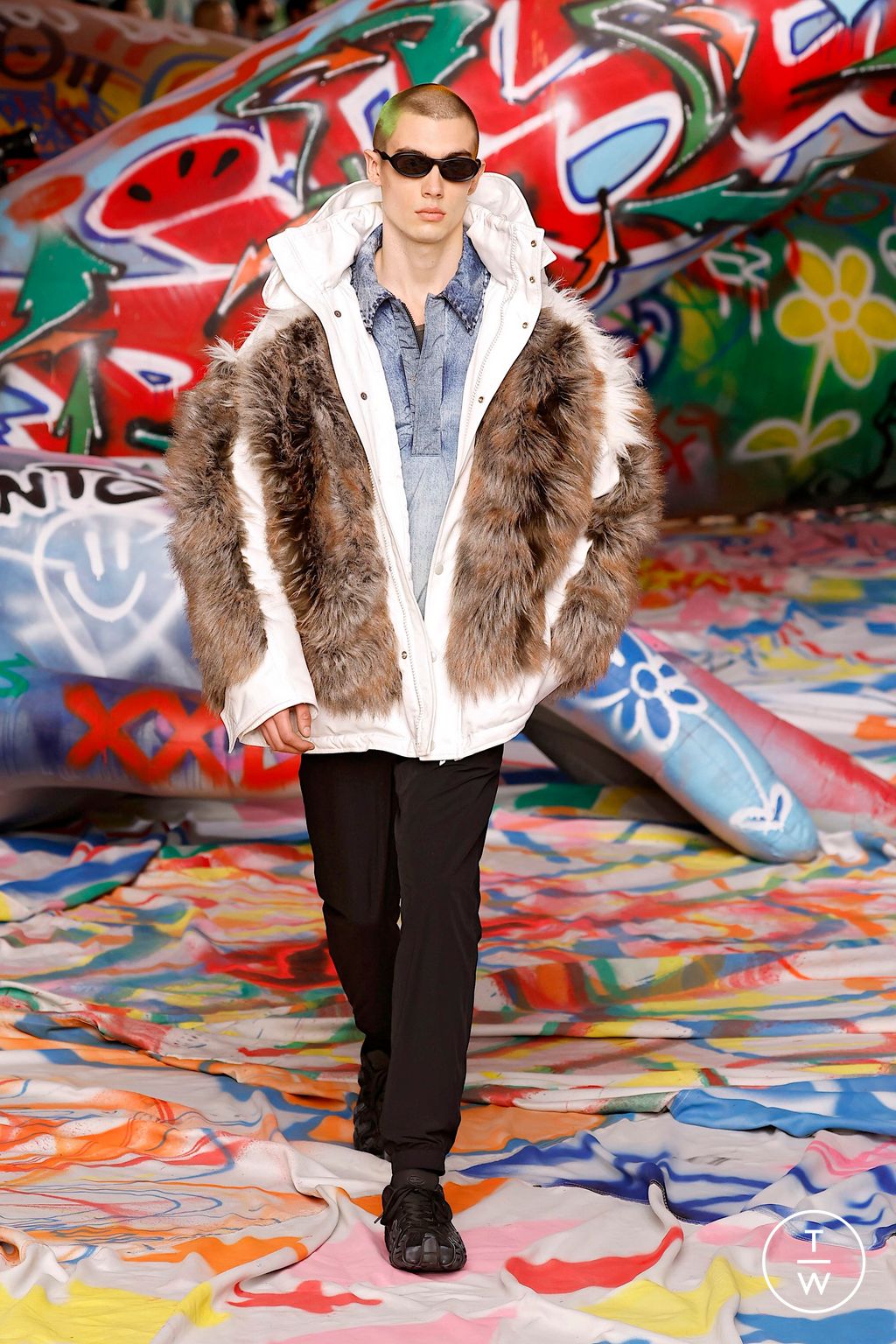 Fashion Week Milan Fall/Winter 2025 look 40 from the DIESEL collection womenswear