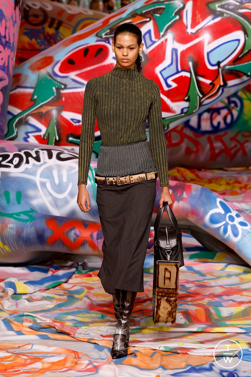 Fashion Week Milan Fall/Winter 2025 look 41 from the DIESEL collection womenswear