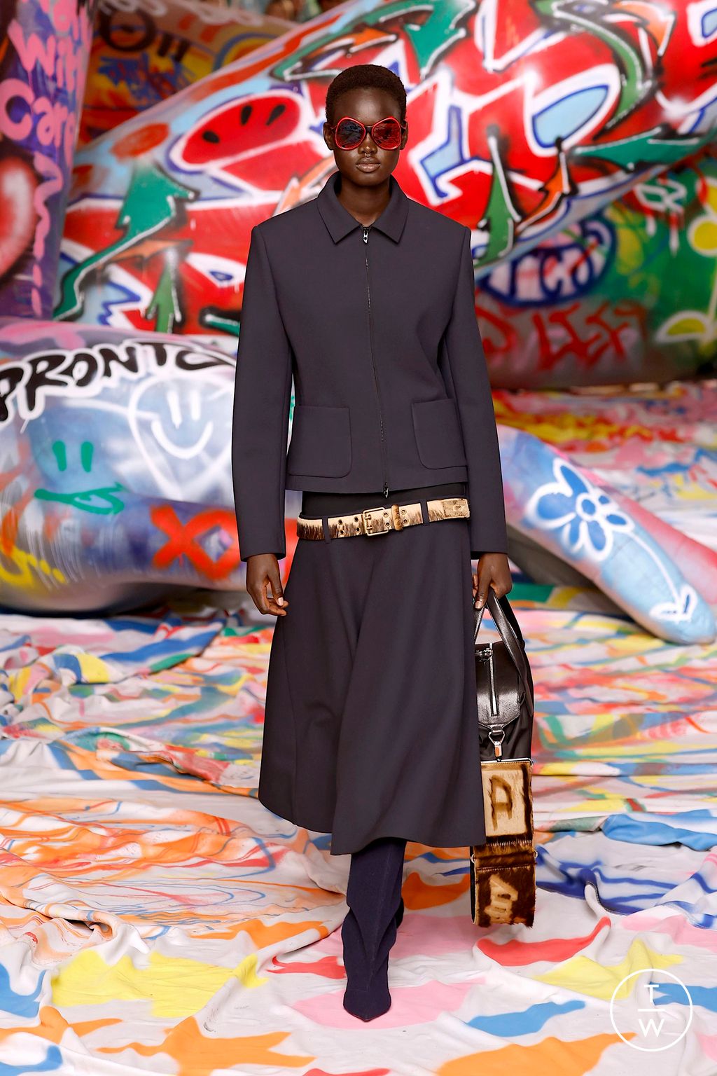 Fashion Week Milan Fall/Winter 2025 look 45 from the DIESEL collection womenswear