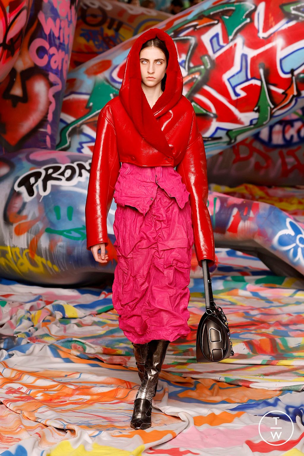 Fashion Week Milan Fall/Winter 2025 look 57 from the DIESEL collection womenswear