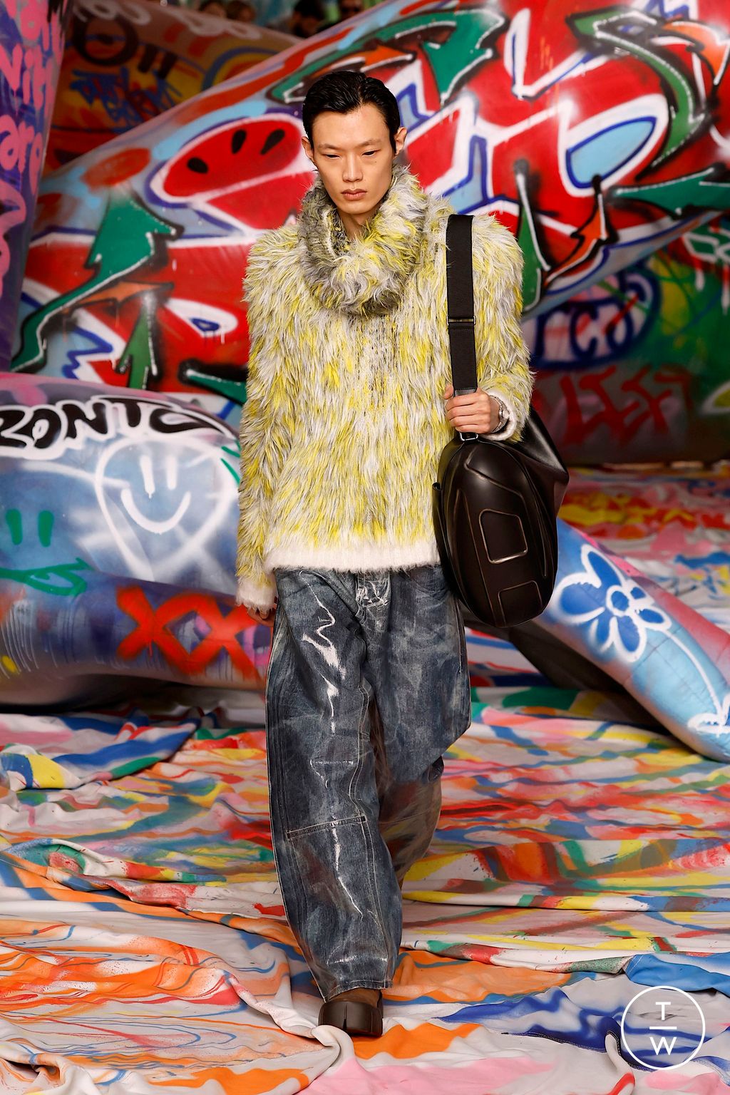 Fashion Week Milan Fall/Winter 2025 look 58 from the DIESEL collection womenswear