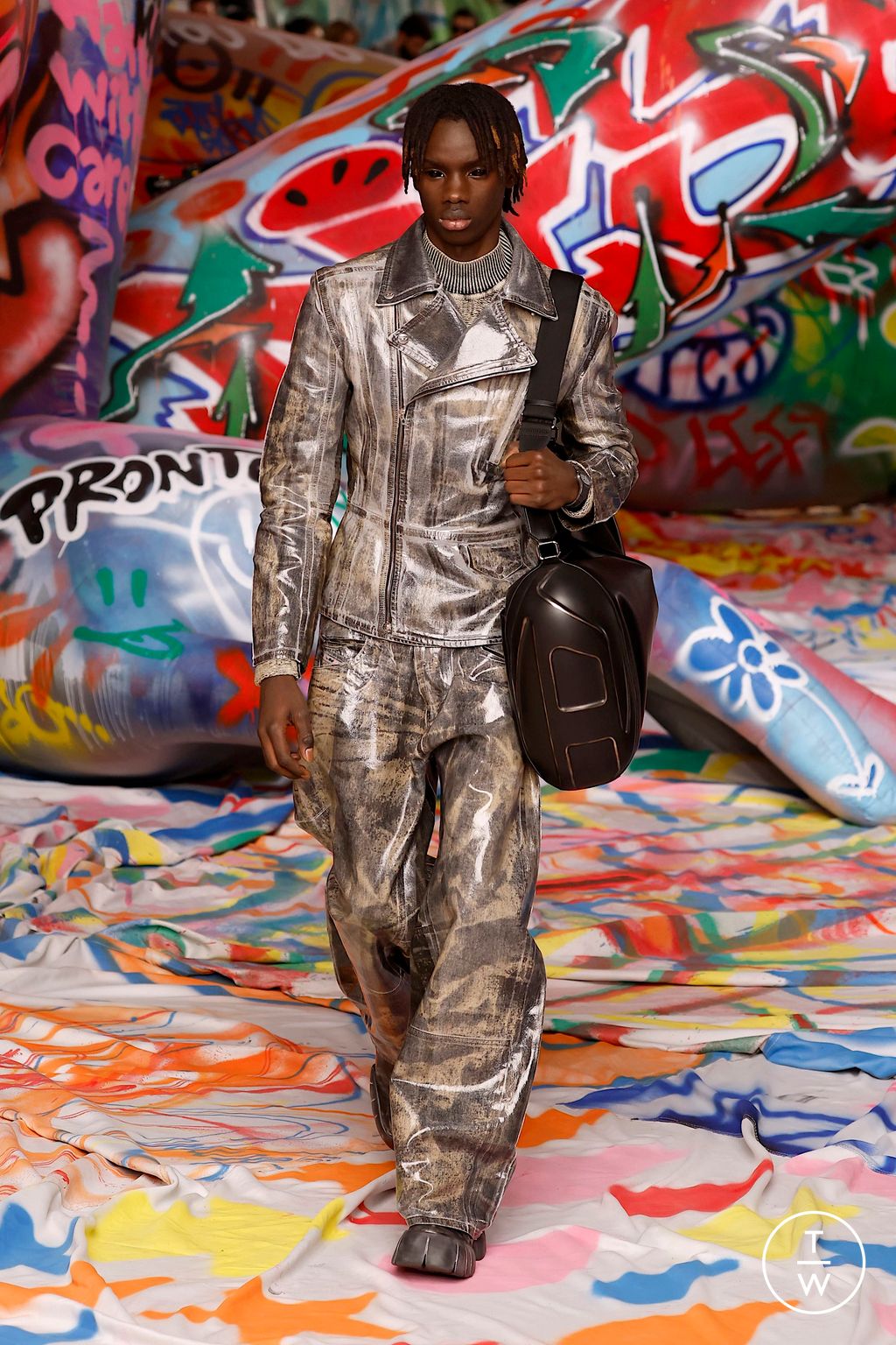 Fashion Week Milan Fall/Winter 2025 look 61 from the DIESEL collection womenswear