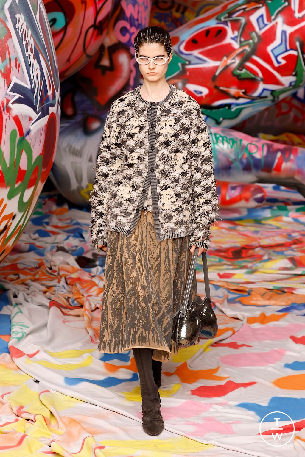 Fashion Week Milan Fall/Winter 2025 look 65 from the DIESEL collection womenswear