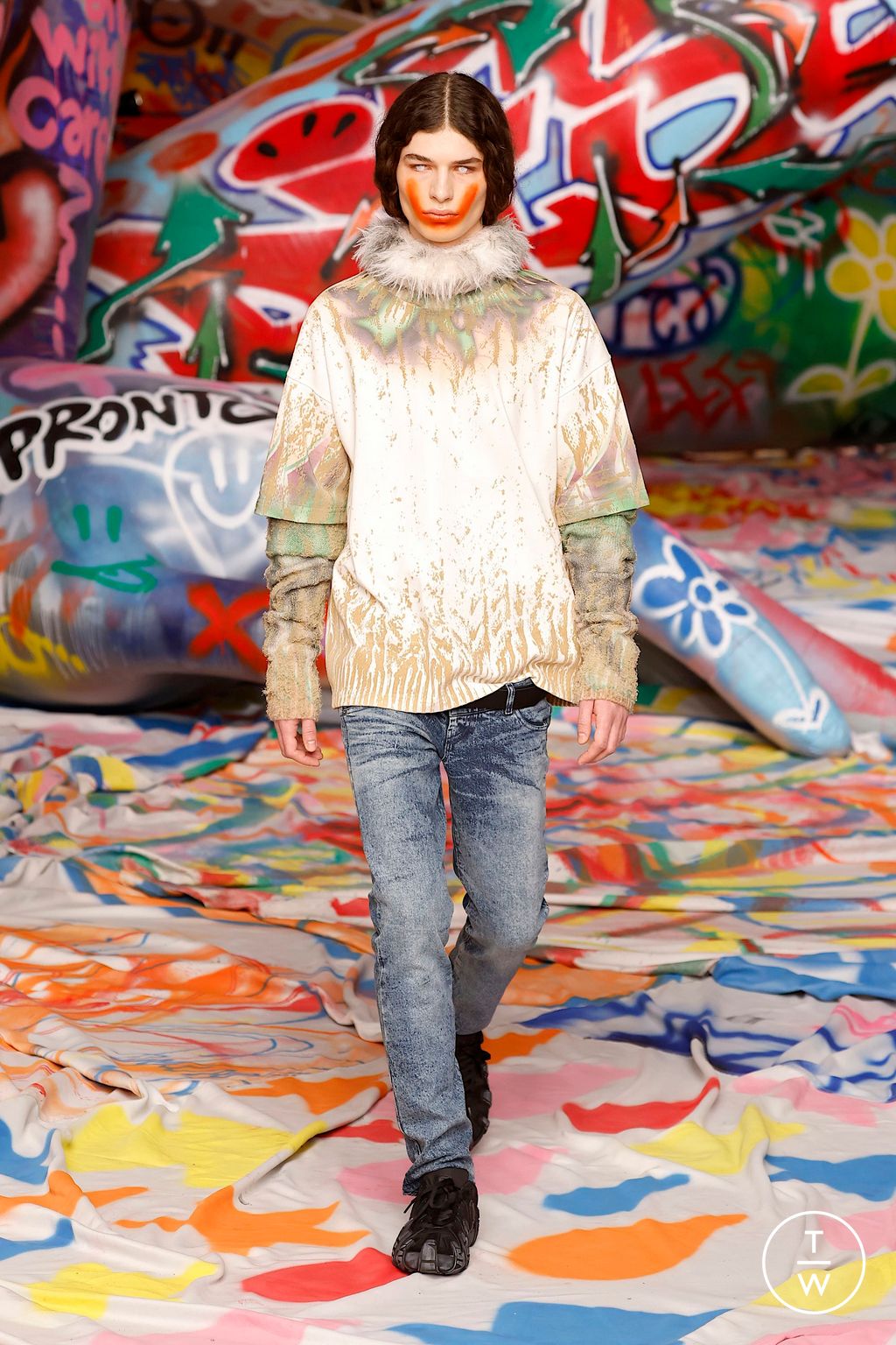 Fashion Week Milan Fall/Winter 2025 look 72 from the DIESEL collection womenswear