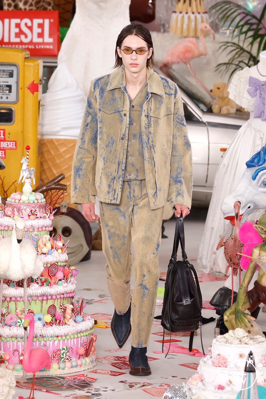 Fashion Week Milan Fall/Winter 2026 look 27 from the DIESEL collection 女装