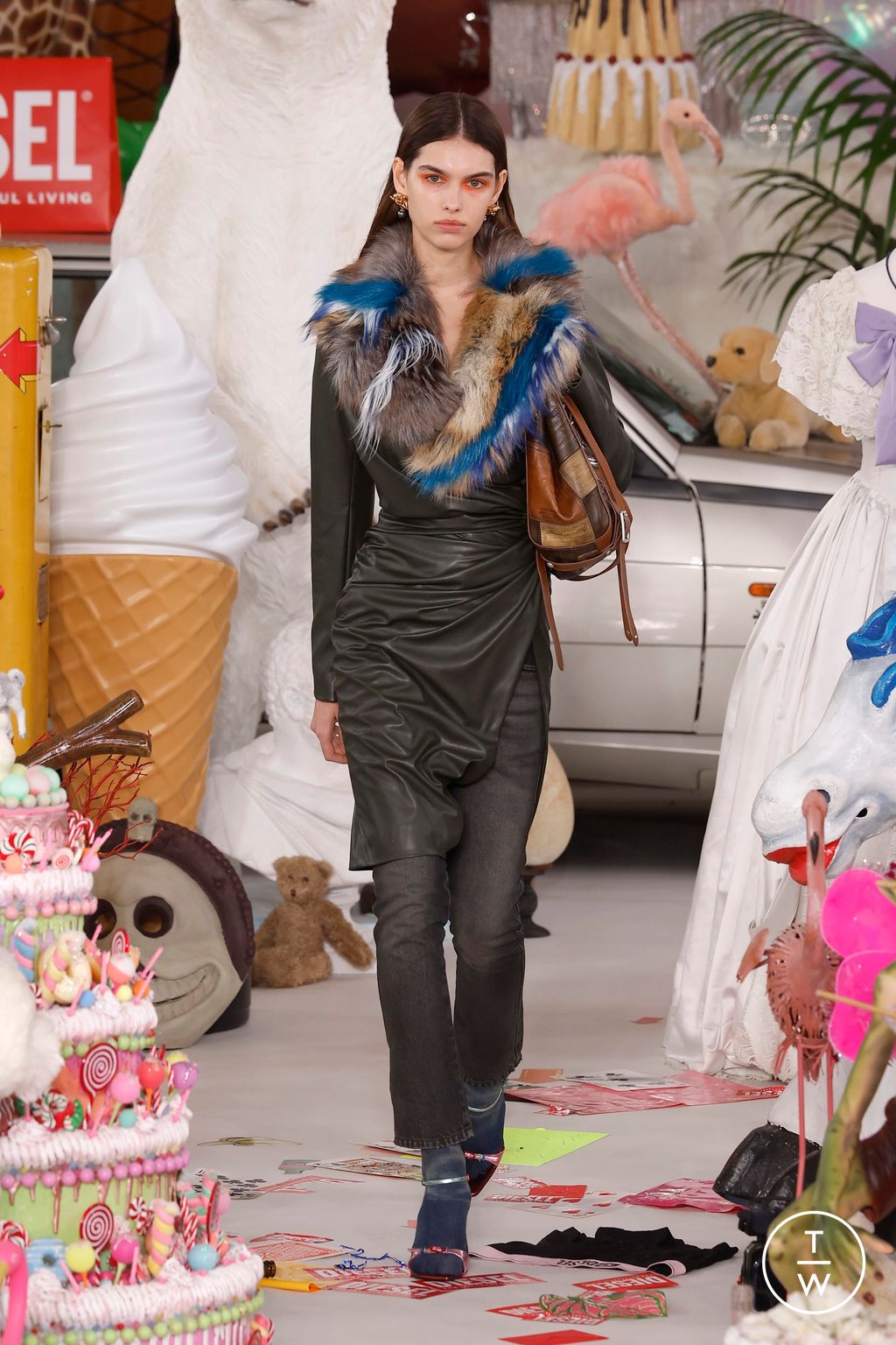 Fashion Week Milan Fall/Winter 2026 look 42 from the DIESEL collection womenswear