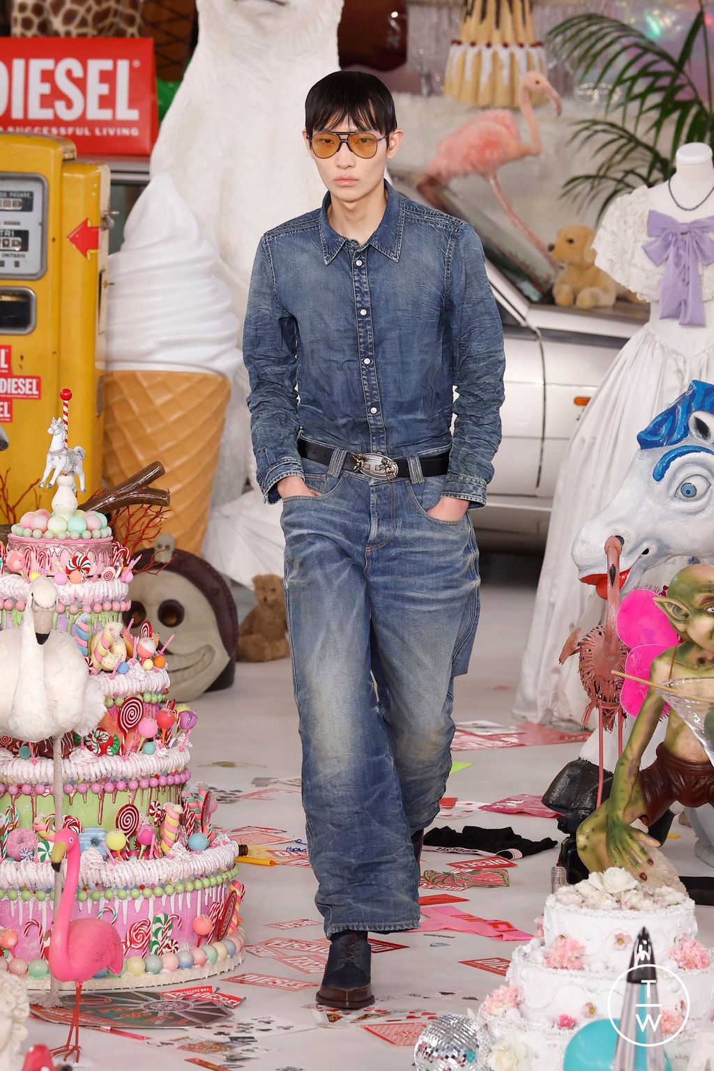 Fashion Week Milan Fall/Winter 2026 look 58 de la collection DIESEL womenswear