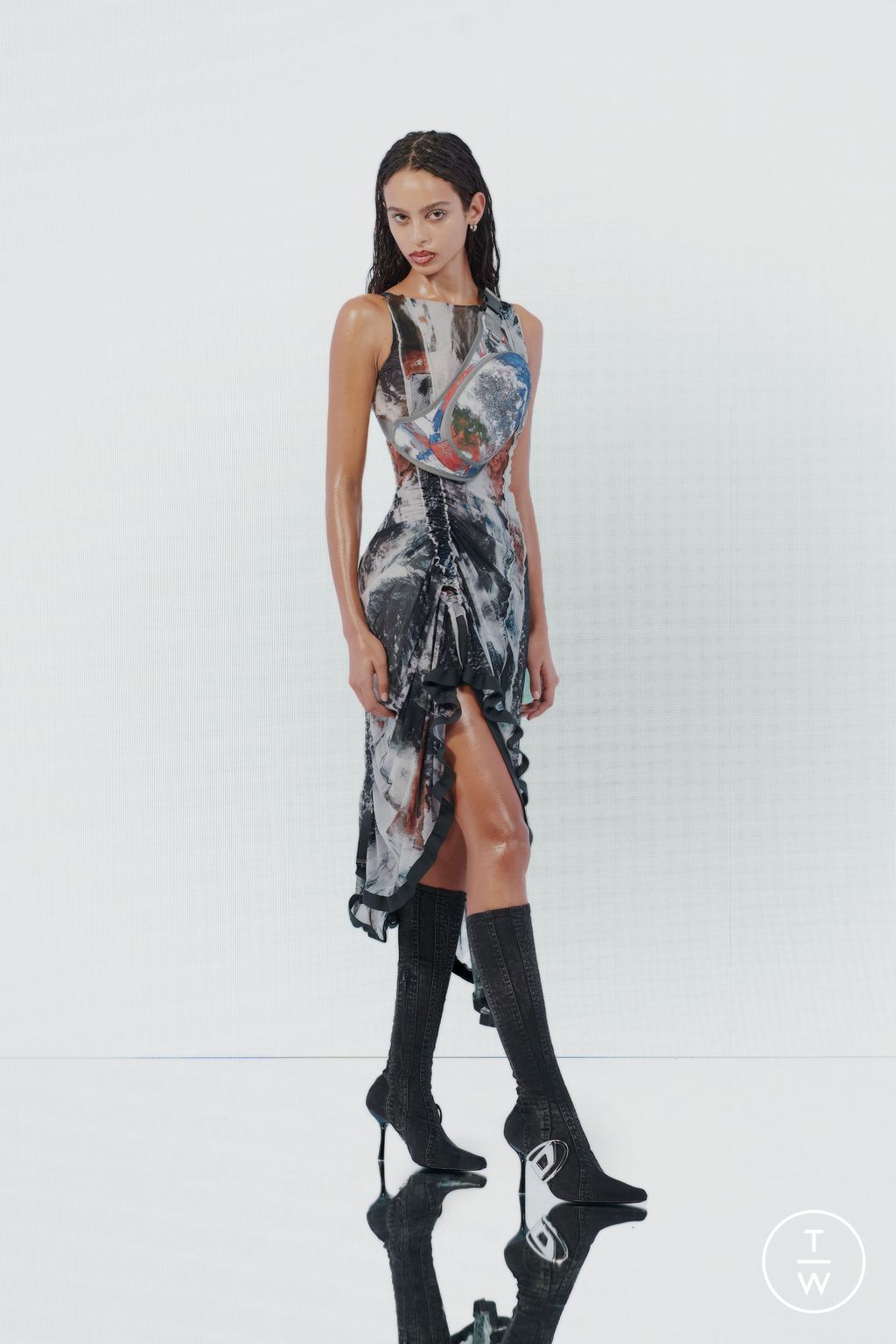 Fashion Week Milan Pre-Fall 2023 look 27 from the DIESEL collection 女装