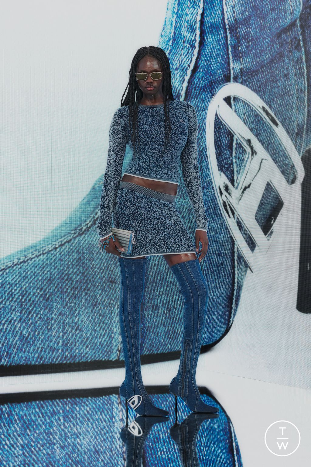 Fashion Week Milan Pre-Fall 2023 look 34 from the DIESEL collection 女装