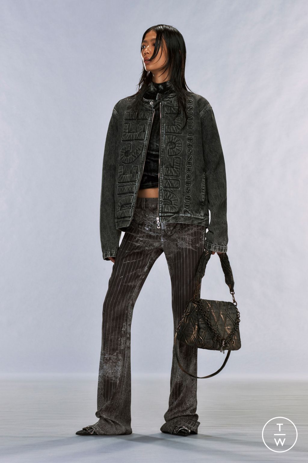Fashion Week Milan Pre-Fall 2024 look 42 from the DIESEL collection womenswear