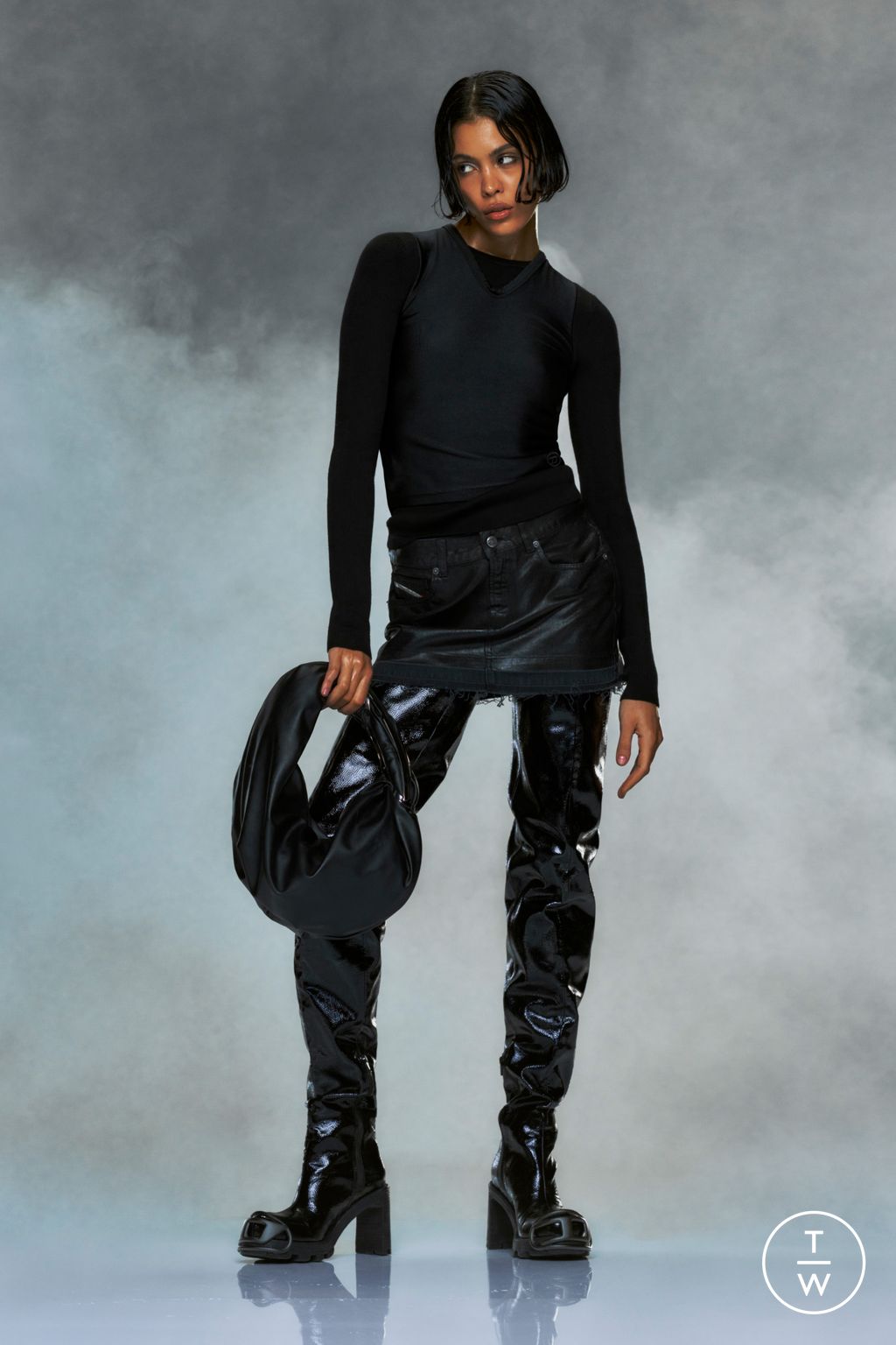Fashion Week Milan Pre-Fall 2024 look 45 from the DIESEL collection 女装