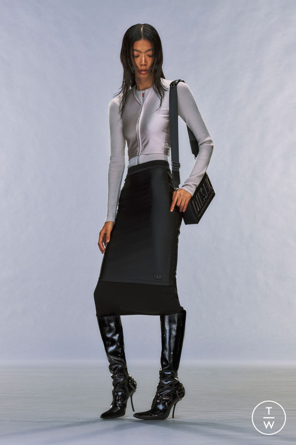 Fashion Week Milan Pre-Fall 2024 look 46 from the DIESEL collection 女装