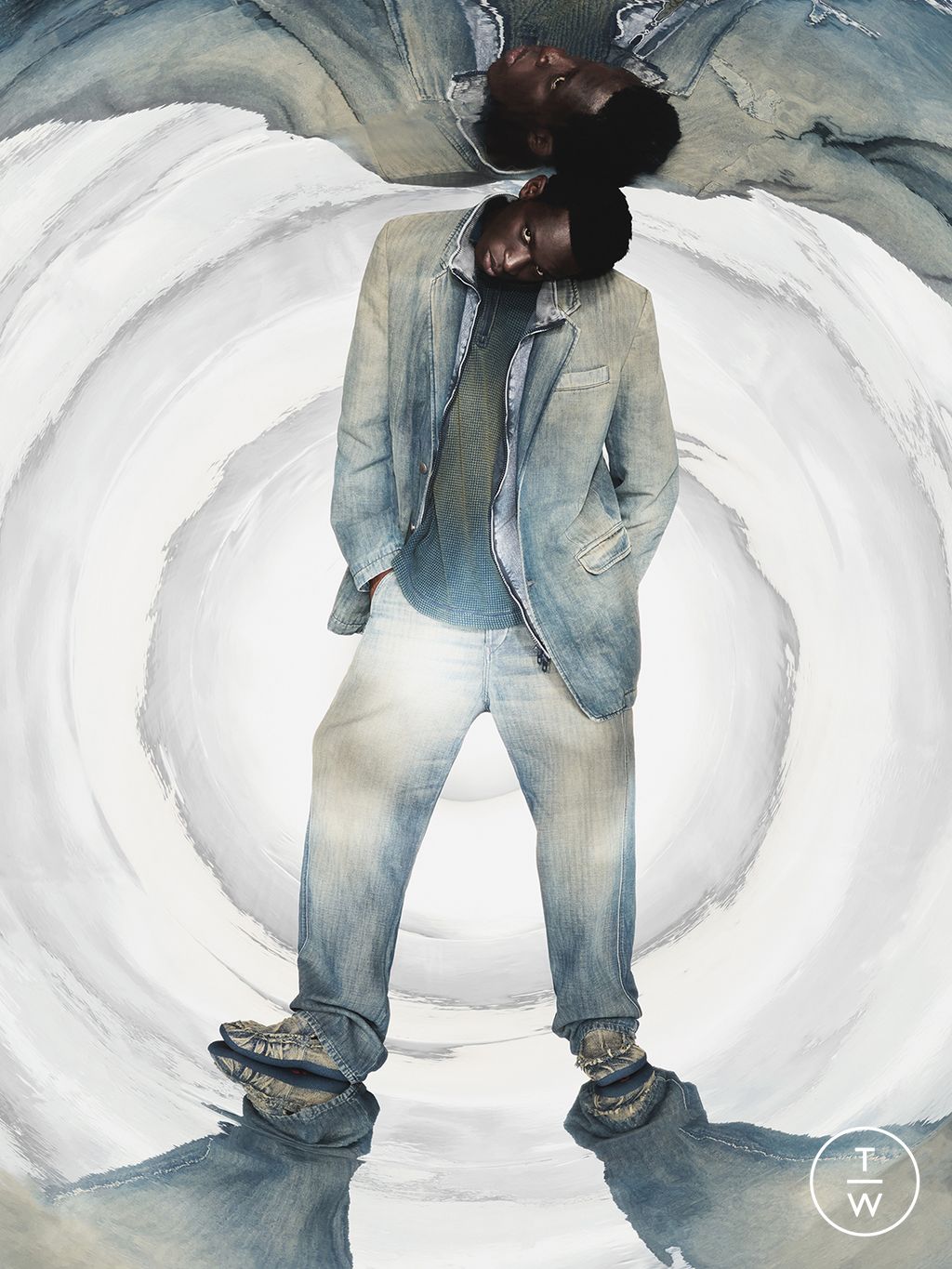 Fashion Week Milan Pre-Fall 2025 look 8 from the DIESEL collection womenswear