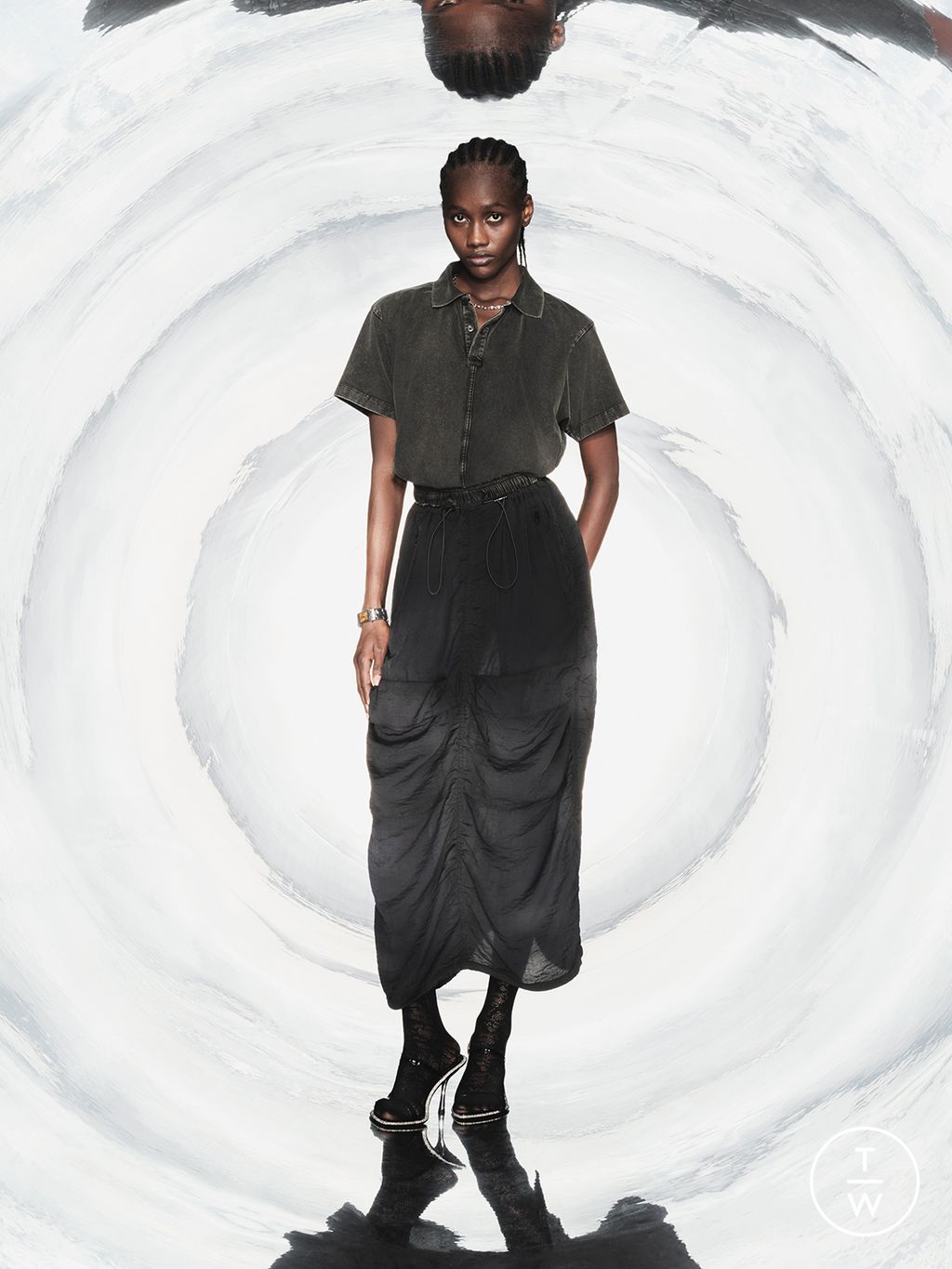 Fashion Week Milan Pre-Fall 2025 look 9 from the DIESEL collection womenswear