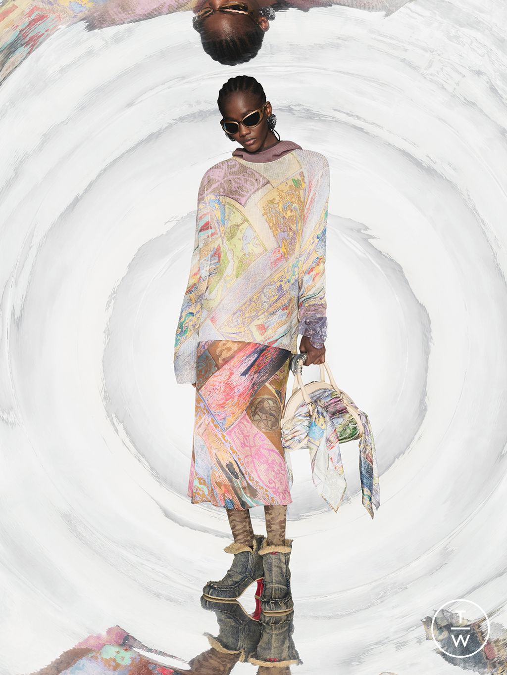 Fashion Week Milan Pre-Fall 2025 look 20 from the DIESEL collection womenswear