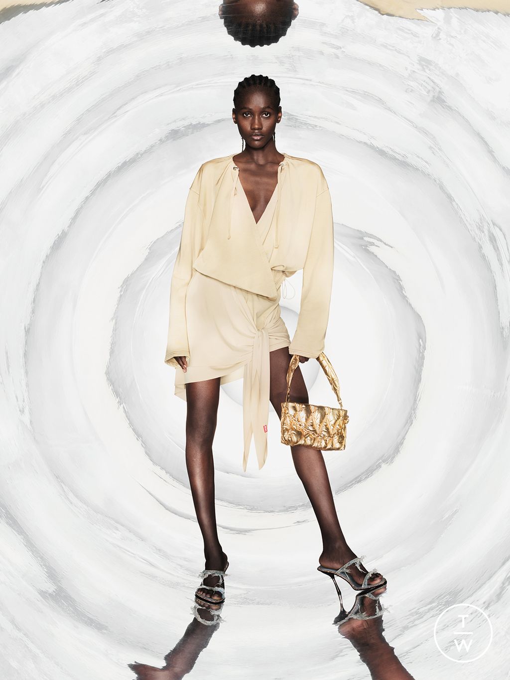 Fashion Week Milan Pre-Fall 2025 look 26 from the DIESEL collection womenswear