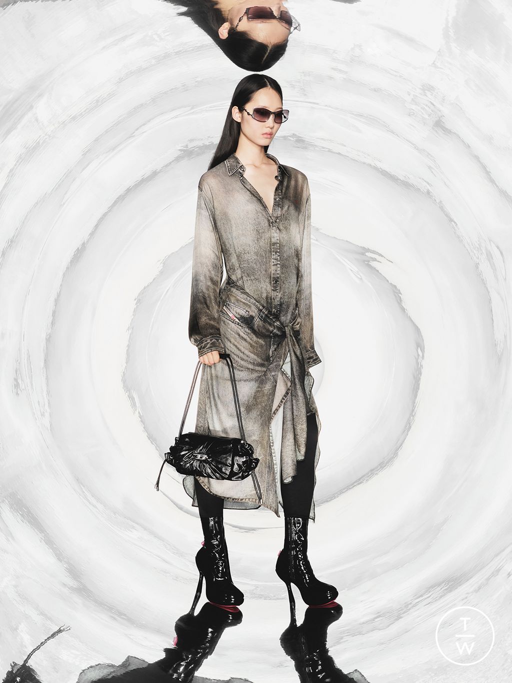 Fashion Week Milan Pre-Fall 2025 look 29 from the DIESEL collection womenswear
