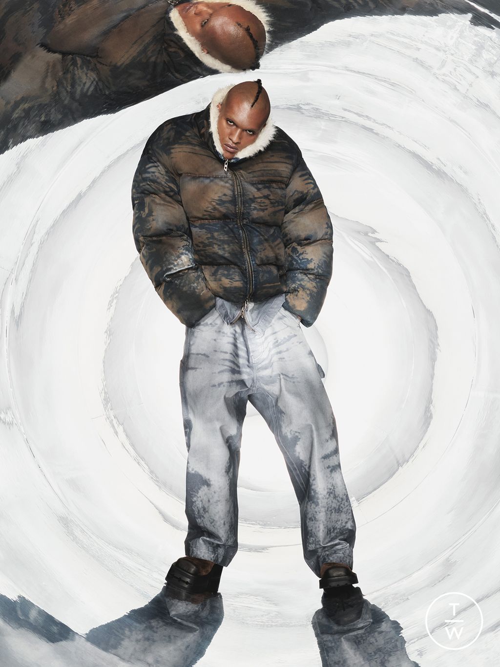 Fashion Week Milan Pre-Fall 2025 look 50 from the DIESEL collection womenswear