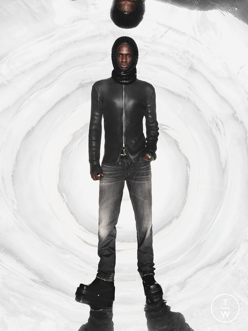 Fashion Week Milan Pre-Fall 2025 look 53 from the DIESEL collection womenswear