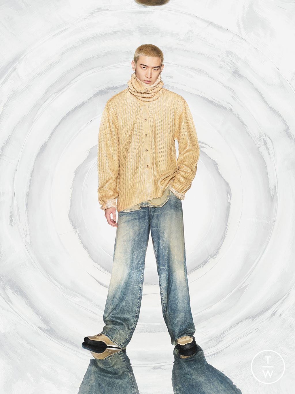 Fashion Week Milan Pre-Fall 2025 look 55 from the DIESEL collection womenswear