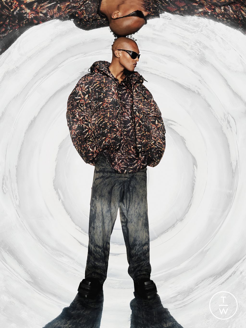 Fashion Week Milan Pre-Fall 2025 look 65 from the DIESEL collection womenswear