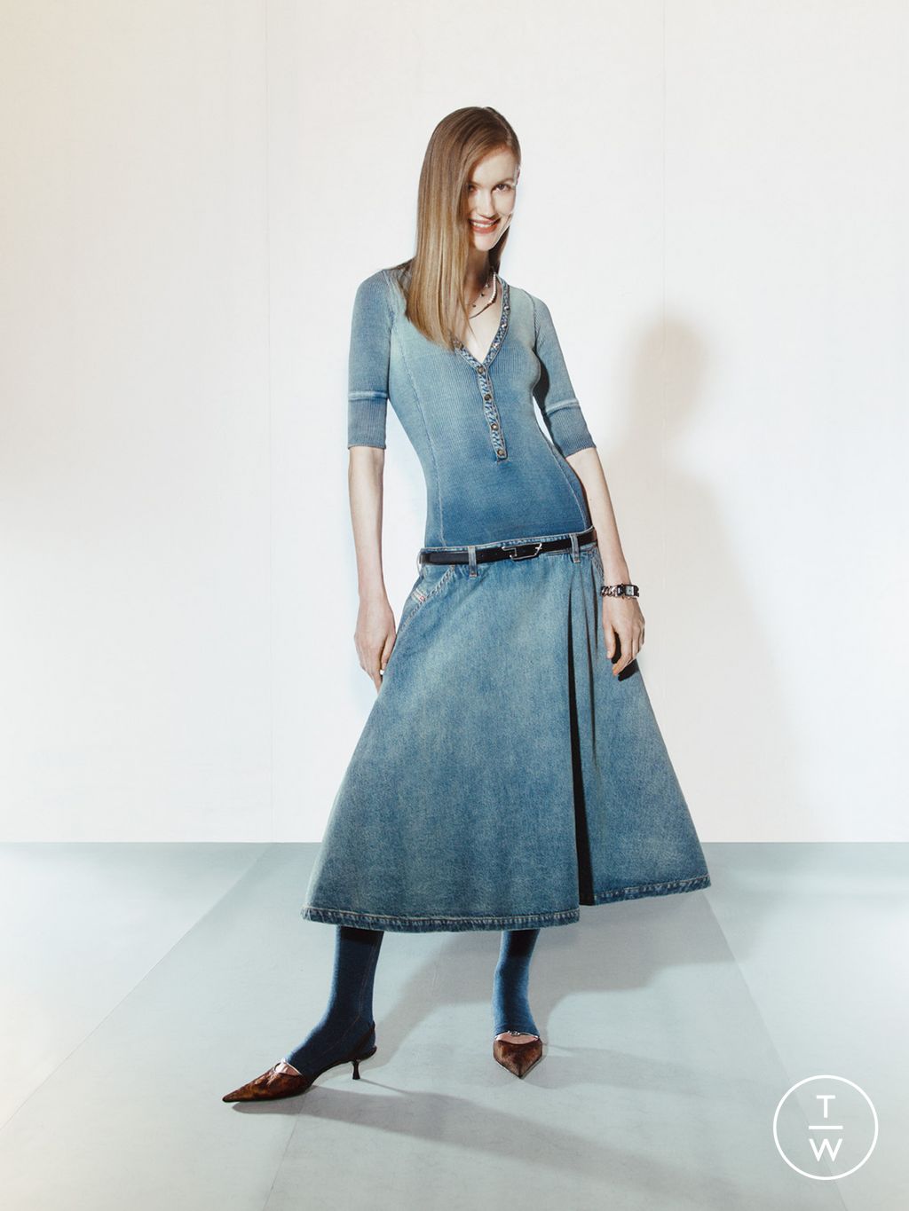 Fashion Week Milan Pre-Fall 2026 look 18 from the DIESEL collection womenswear