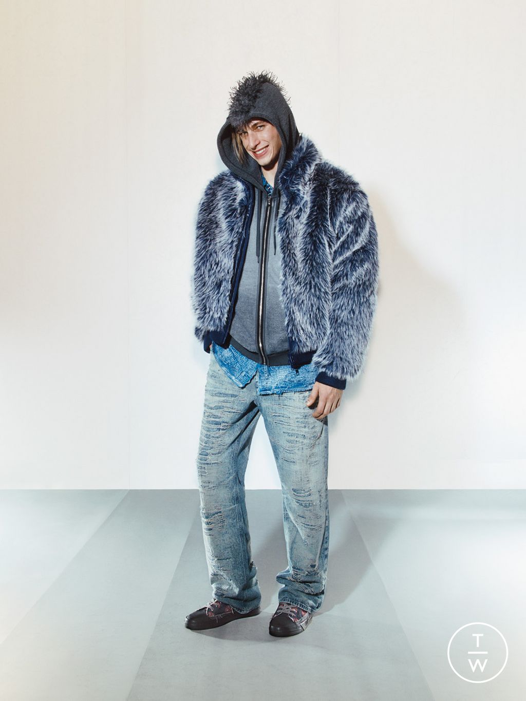 Fashion Week Milan Pre-Fall 2026 look 24 from the DIESEL collection womenswear