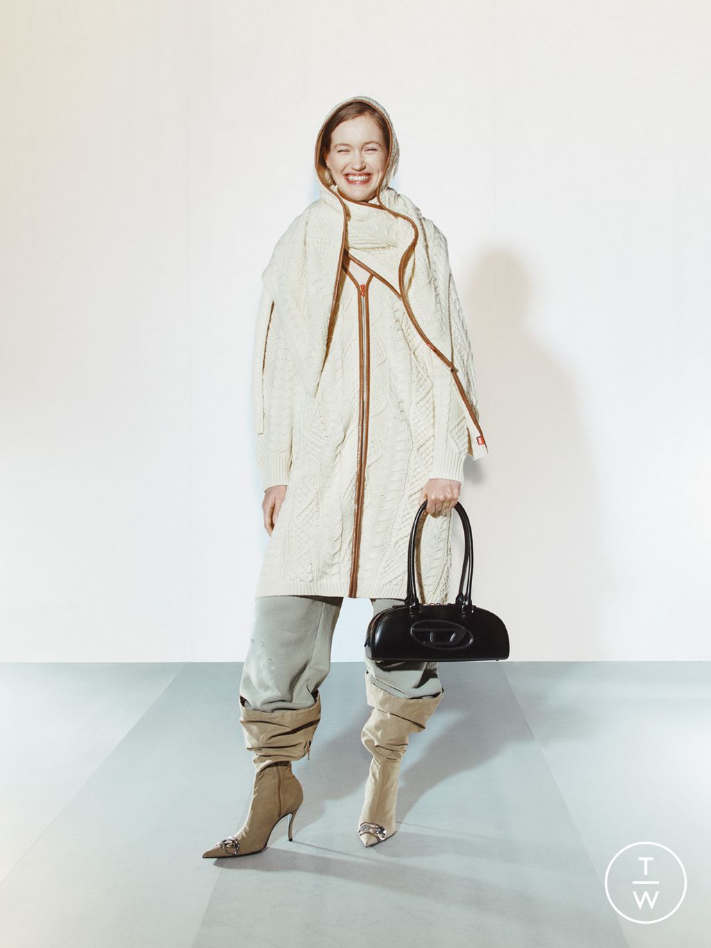 Fashion Week Milan Pre-Fall 2026 look 26 from the DIESEL collection womenswear