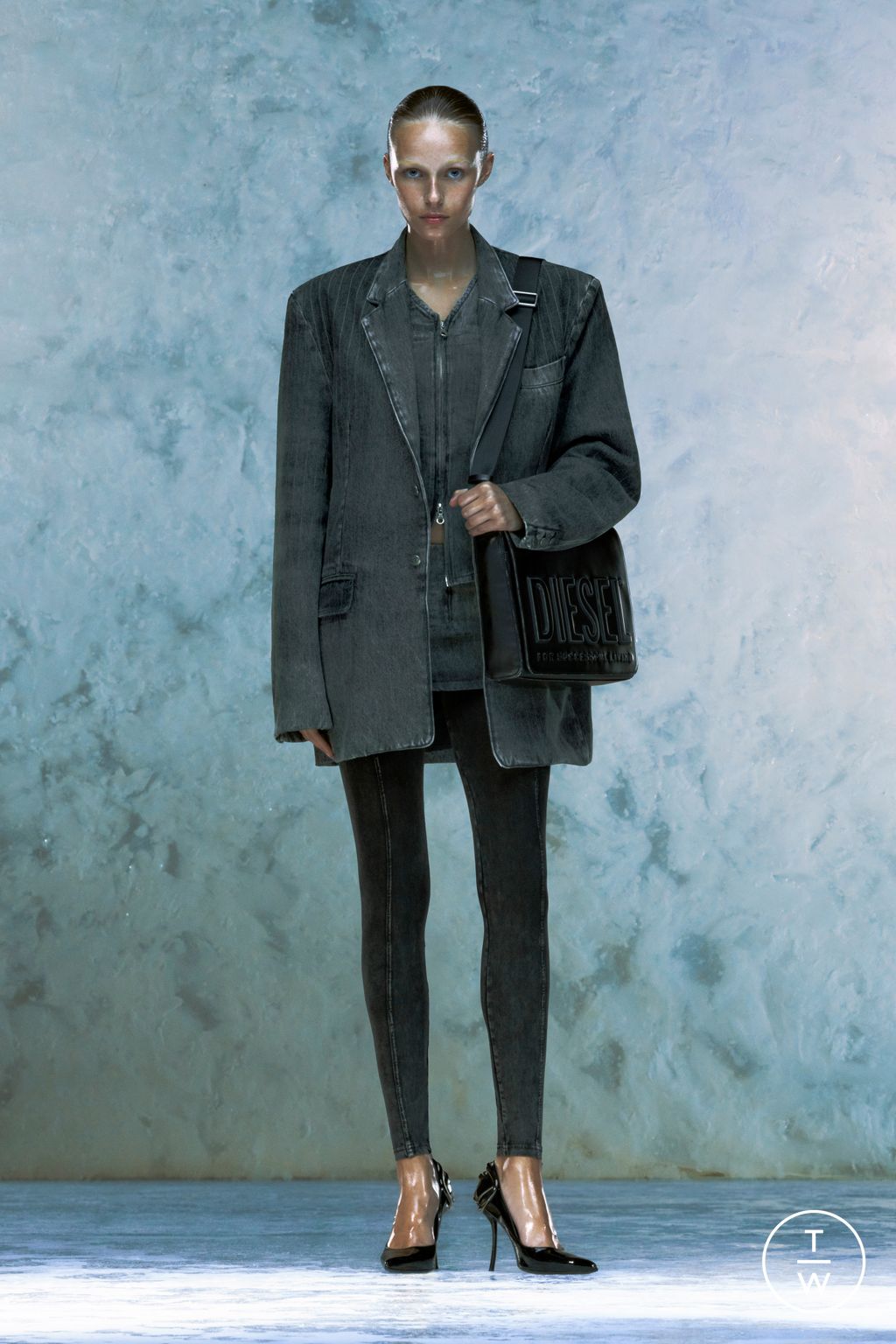 Fashion Week Milan Resort 2025 look 6 from the DIESEL collection womenswear