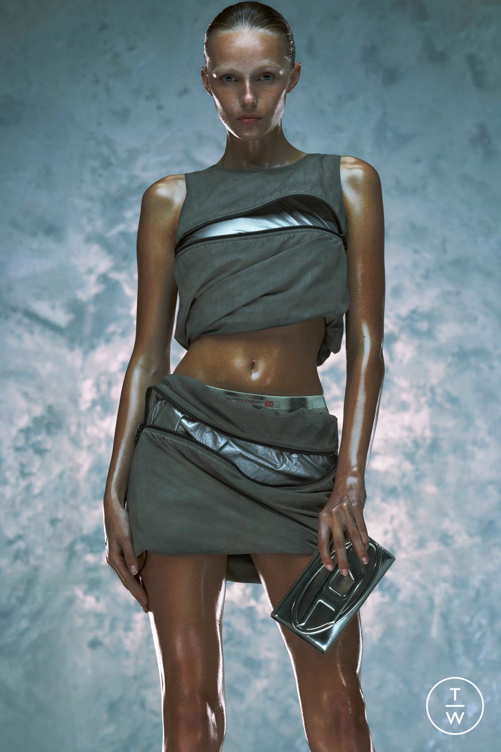 Fashion Week Milan Resort 2025 look 14 from the DIESEL collection womenswear