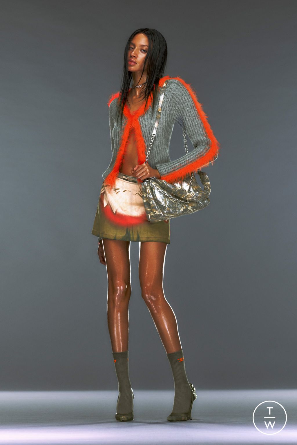 Fashion Week Milan Resort 2025 look 15 from the DIESEL collection womenswear
