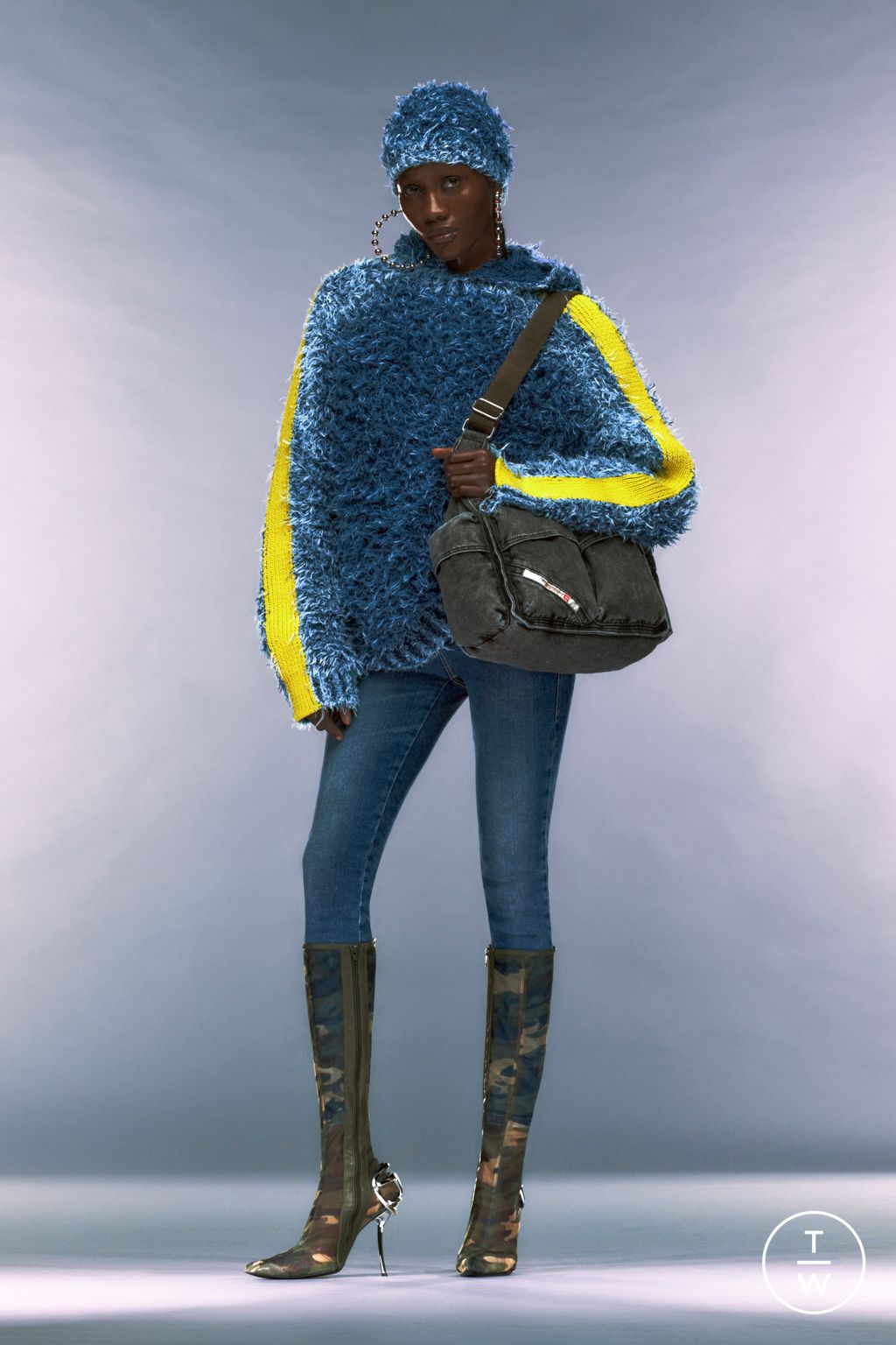Fashion Week Milan Resort 2025 look 18 from the DIESEL collection womenswear