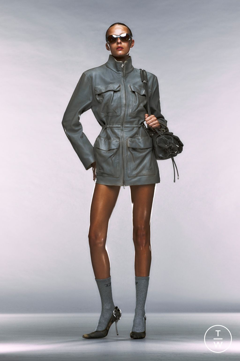Fashion Week Milan Resort 2025 look 25 from the DIESEL collection womenswear